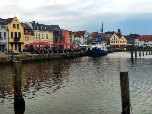 istock Husum  a maritime town in Germany 1332716695