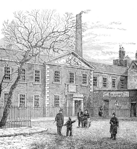 istock Printing house square and the Times newspaper building. 1332730569