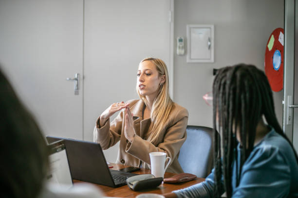 istock Coworkers in coworking space 1332743852
