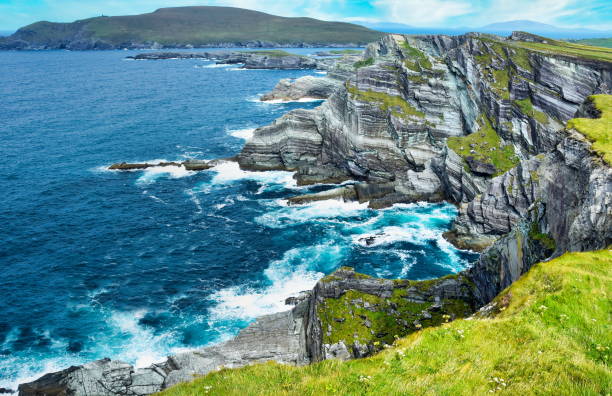 View of the Kerry coastline of Ireland
