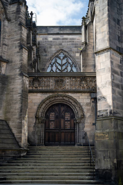 istock Edinburgh old town classic door Scotland 1332747452