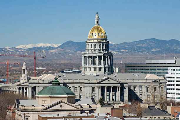 istock Denver State Capitol Building with Mountain View 133274885
