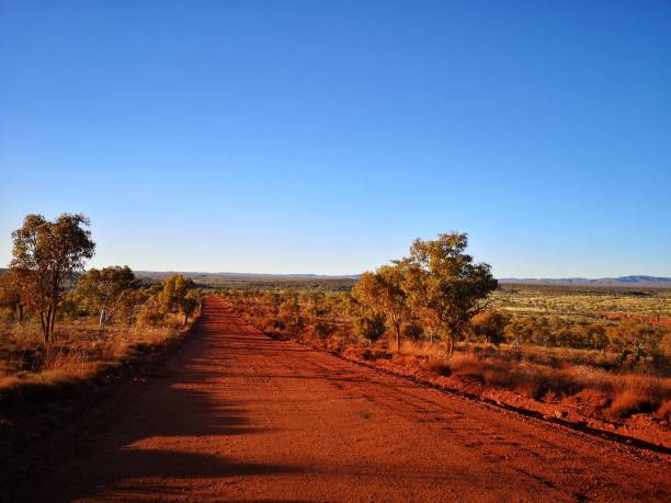 istock Red dusty roads. Roadtrip Australia 1332752764