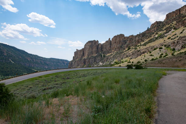 istock Windy road in the Black Hills National Forest 1332754075