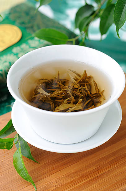 자스민차 - green tea jasmine tea chinese tea 뉴스 사진 이미지