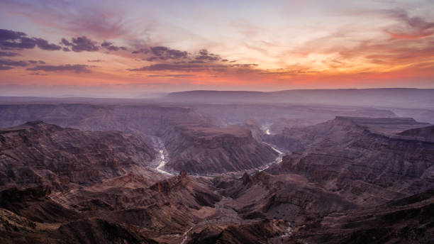 istock Sunset Over the Fish River Canyon in Namibia, Africa 1332757904