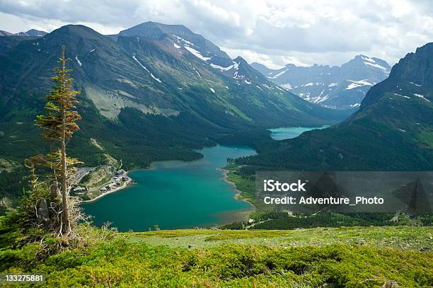 Blick Auf Den Malerischen See Swiftcurrent Lake Im Glacier National Park Stockfoto und mehr Bilder von See Swiftcurrent Lake