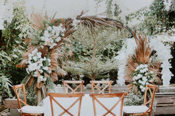 istock Aesthetic Wedding Arch Decoration 1332767178