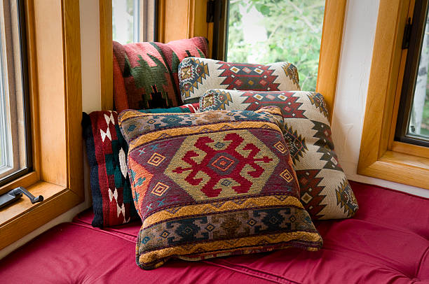 istock Cozy Comfortable Cushions in Home Nook 133277018