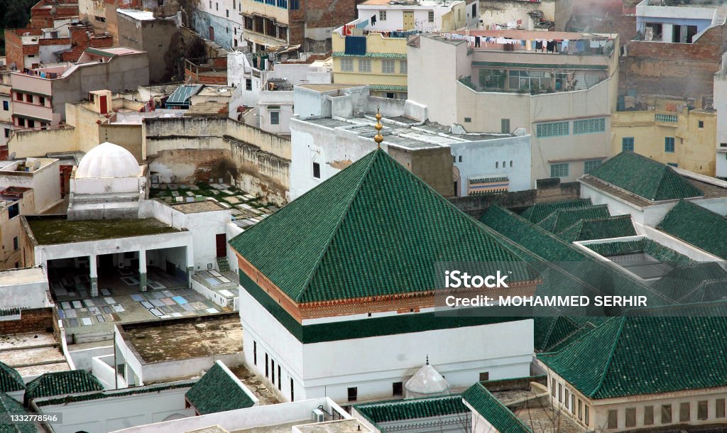 Moulay Idriss zerhoun religious site in Morocco Africa Stock Photo