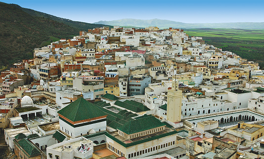 Moulay Idriss zerhoun religious site in Morocco