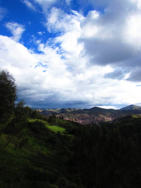 istock Cusco from the mountains, Peru. travel photography 1332784220