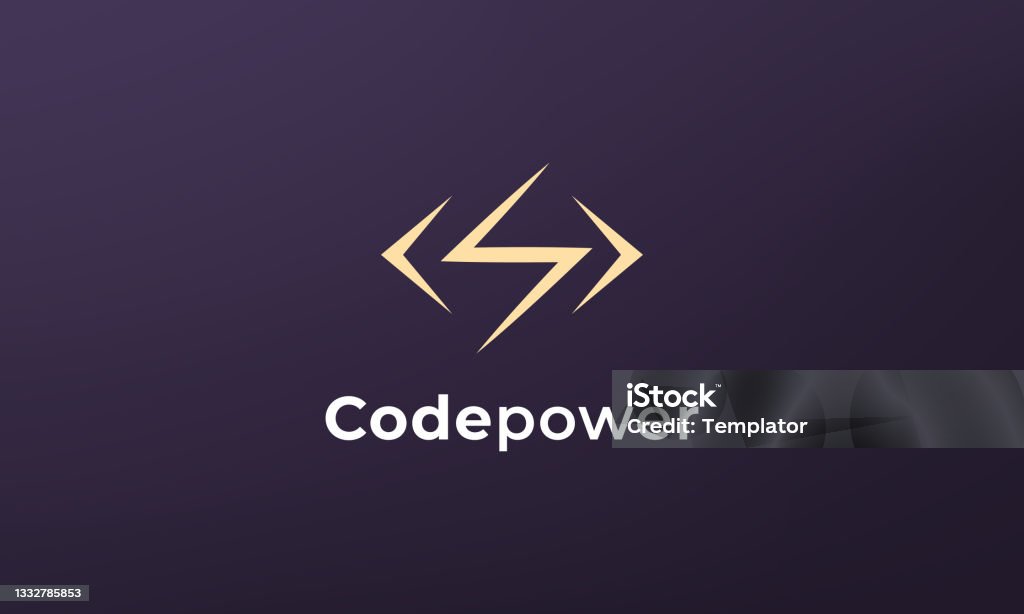 Simple And Modern Power Code Stock Illustration - Download Image Now ...