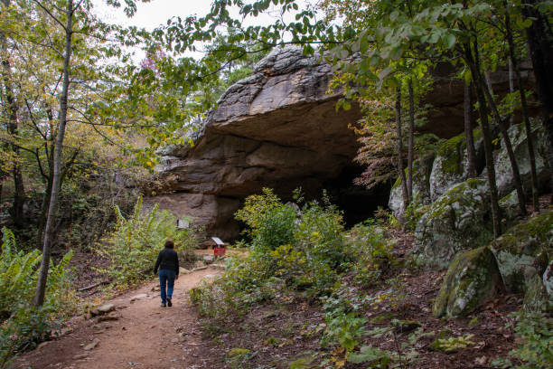 Petit Jean State Park - Approaching Rock House Cave