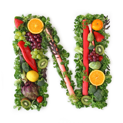 Alfabeto de fruta y verdura photo