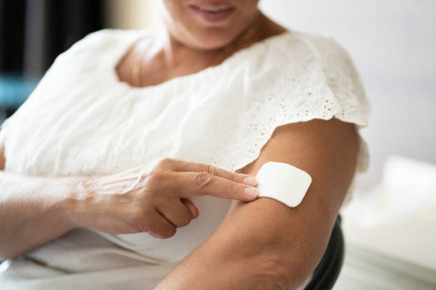 istock Nicotine Tobacco Patch. Stop Smoking Control 1332792124
