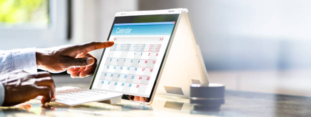 istock Appointment Schedule Planner And Date Calendar 1332792429