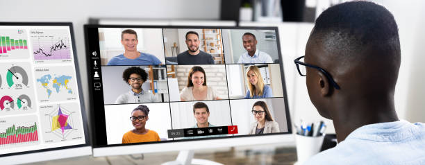 istock Online Virtual Conference Meeting 1332793082
