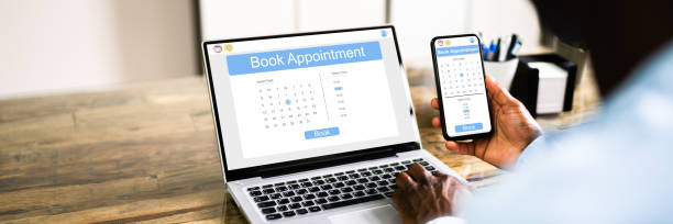 istock Booking Meeting Appointment 1332793106