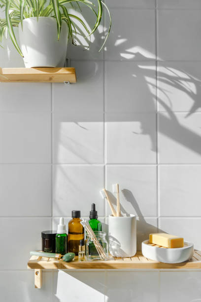 istock Zero waste and reusable bathroom cosmetics and toiletries 1332793171