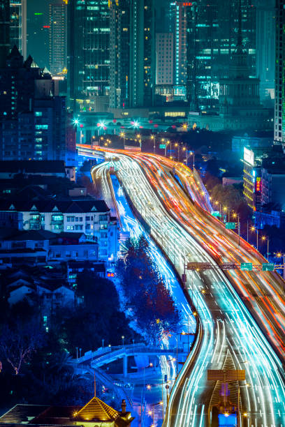 istock Aerial View of Shanghai Highway 1332806609