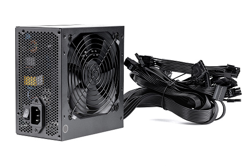 Cpu Power Pack Computer Power Supply Unit Isolated On White Background Desktop ...