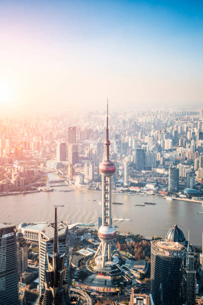 istock aerial view of Shanghai 1332816605