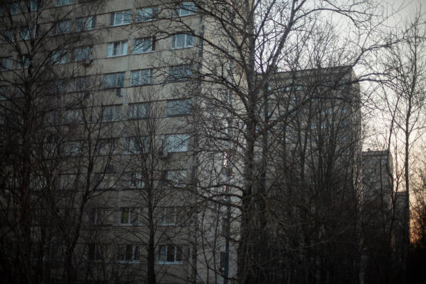 istock Apartment house. Residential building. 1332817162