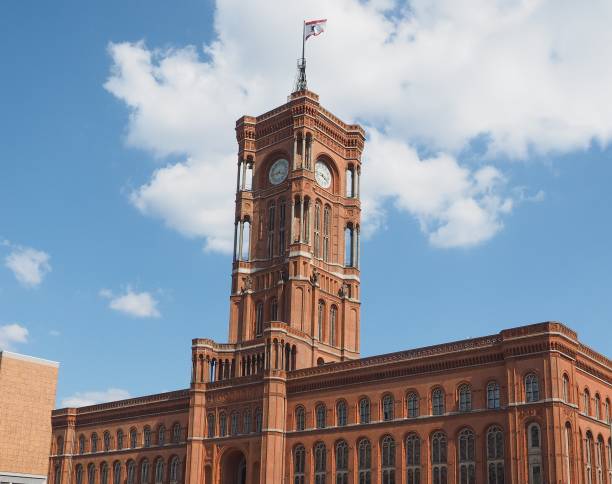 istock Red Town Hall in Berlin 1332817670