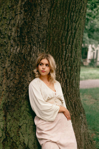 Woman walking in the park