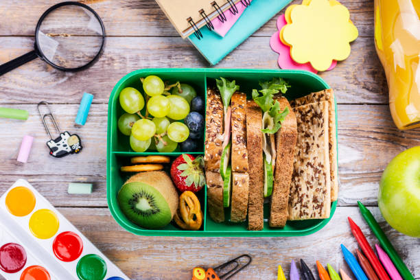 istock Healthy school lunch box 1332839376