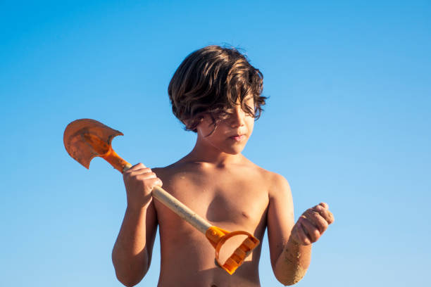 Boy Summer fun on the sea