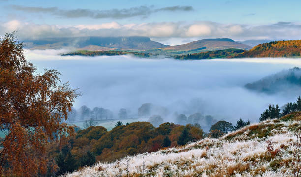 istock Frost and Mist over Lake Bala Snowdonia Wales UK. 1332847680