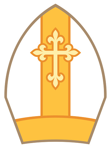 Bishop Mitre (Miter) vector illustration