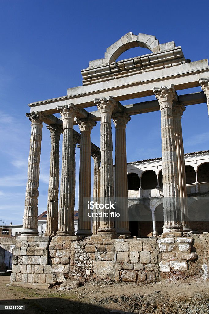 Roman Ruins Roman ruins in Merida, Spain. Spain Stock Photo