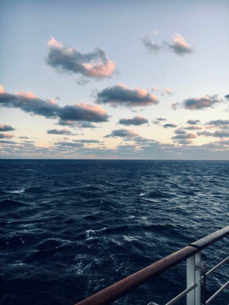 istock Ocean view from a cruise ship travel 1332851712