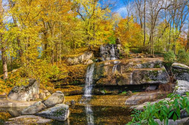 istock Waterfall in the Sofiyivsky arboretum. Uman, Ukraine 1332864893