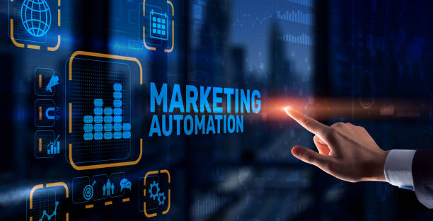 istock Marketing automation concept. Business Technology Internet and network 1332865179