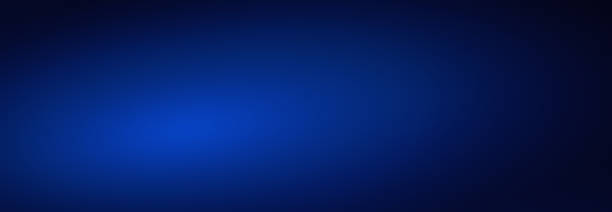 istock Empty dark blue with light and shadow banner abstract background. Copy space for present your products. 1332871555