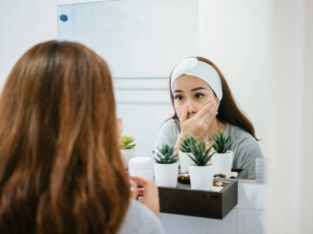 istock Facial mask at home. 1332876339