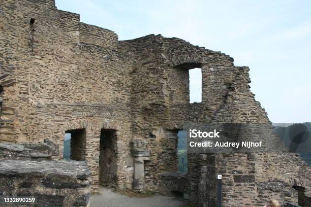 Castle Bourscheid Stock Photo - Download Image Now - Architecture, Archival, Brick