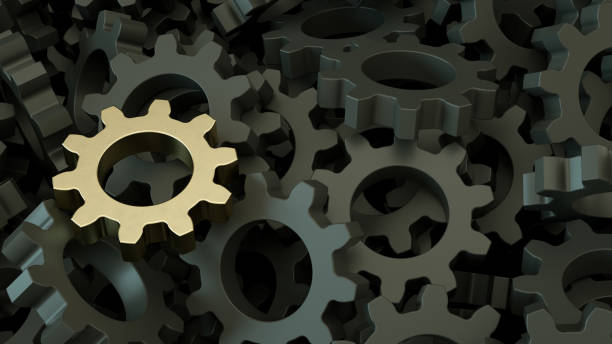 istock Gears, Leadership, Standing out from the crowd concept. 1332895367