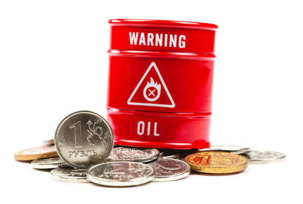 oil barrel symbol stock photo