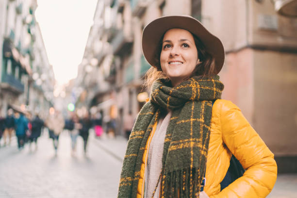 istock Tourist woman visiting Spain 1332908433