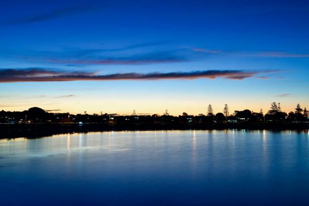 istock Twilight horizon and water reflections, Manly, Queensland 1332927313