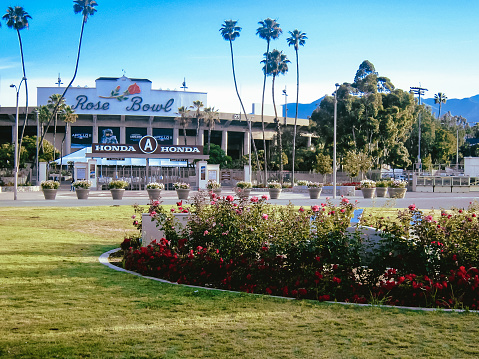 Pasadena, CA USA - May. 18, 2019: Since 1982, it has been the home stadium for the UCLA Bruins football team.