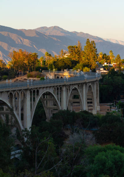 istock Colorado Street bridge at sunset 1332944244