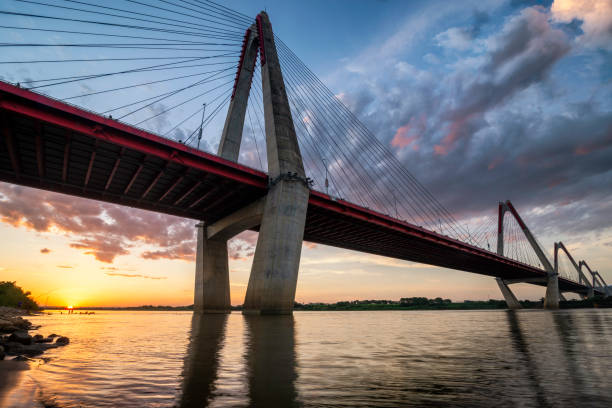 istock The Nhat Tan Bridge is a cable-stayed bridge crossing the Red River in Hanoi 1332948404