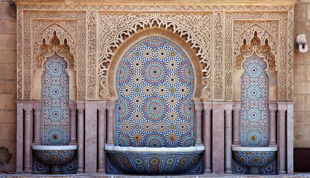 istock Handcrafted fountain in Morocco 1332948629