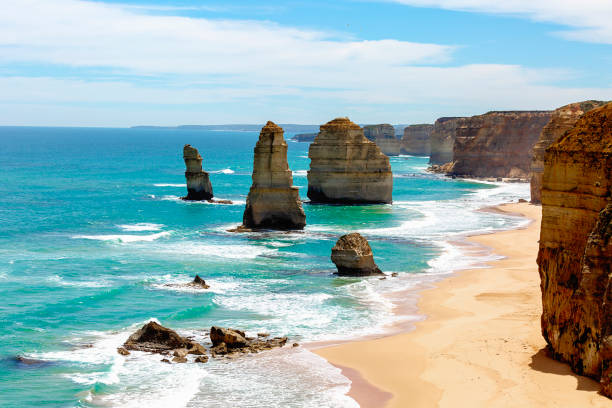 istock Limestone stack of 12 Apostles in Victoria Australia 1332952637